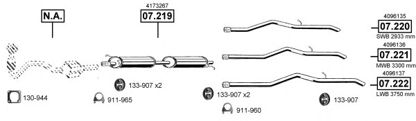ASMET FO075150 Exhaust System